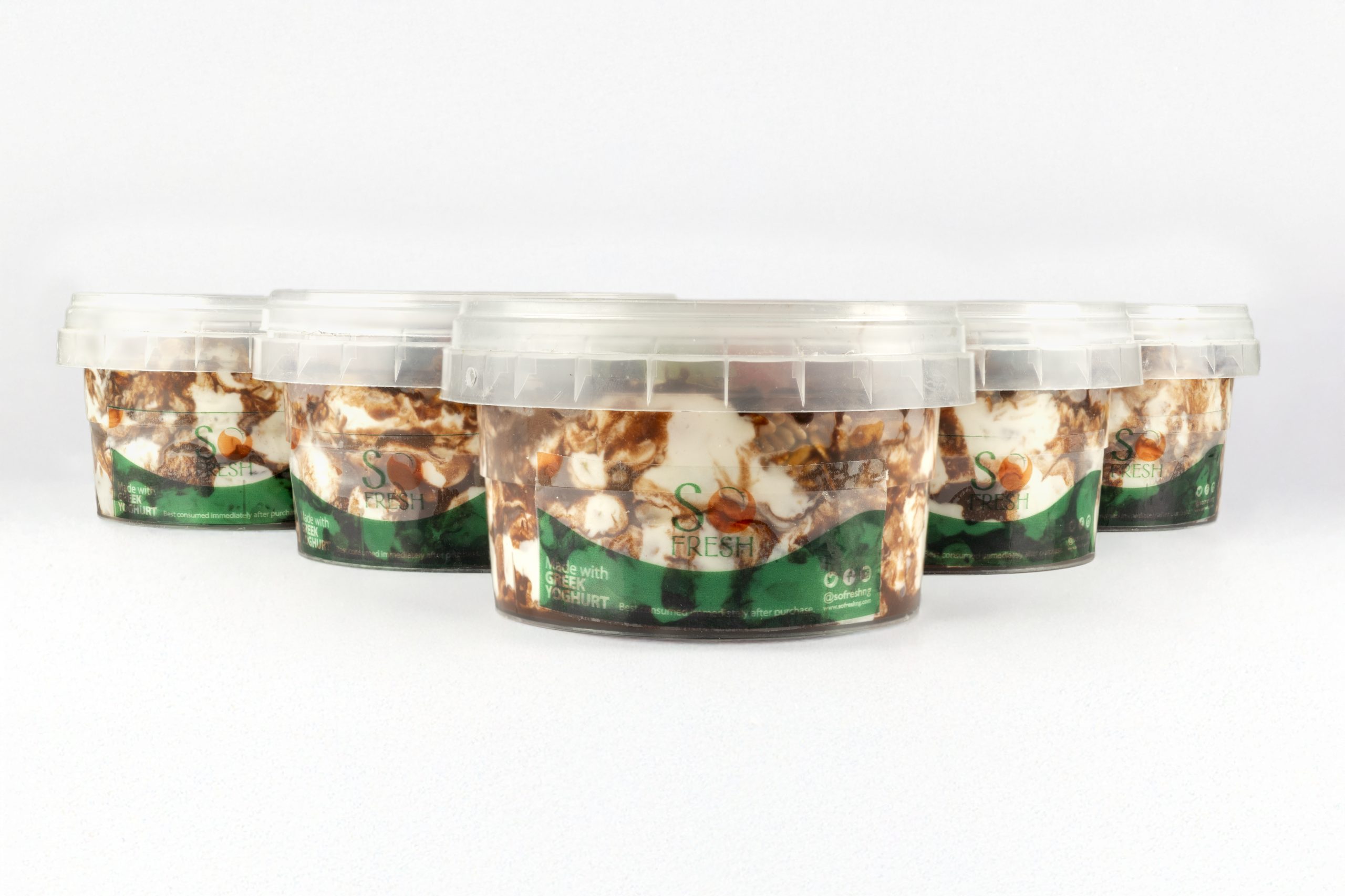 5 Bowls of Choco Luxe Parfait